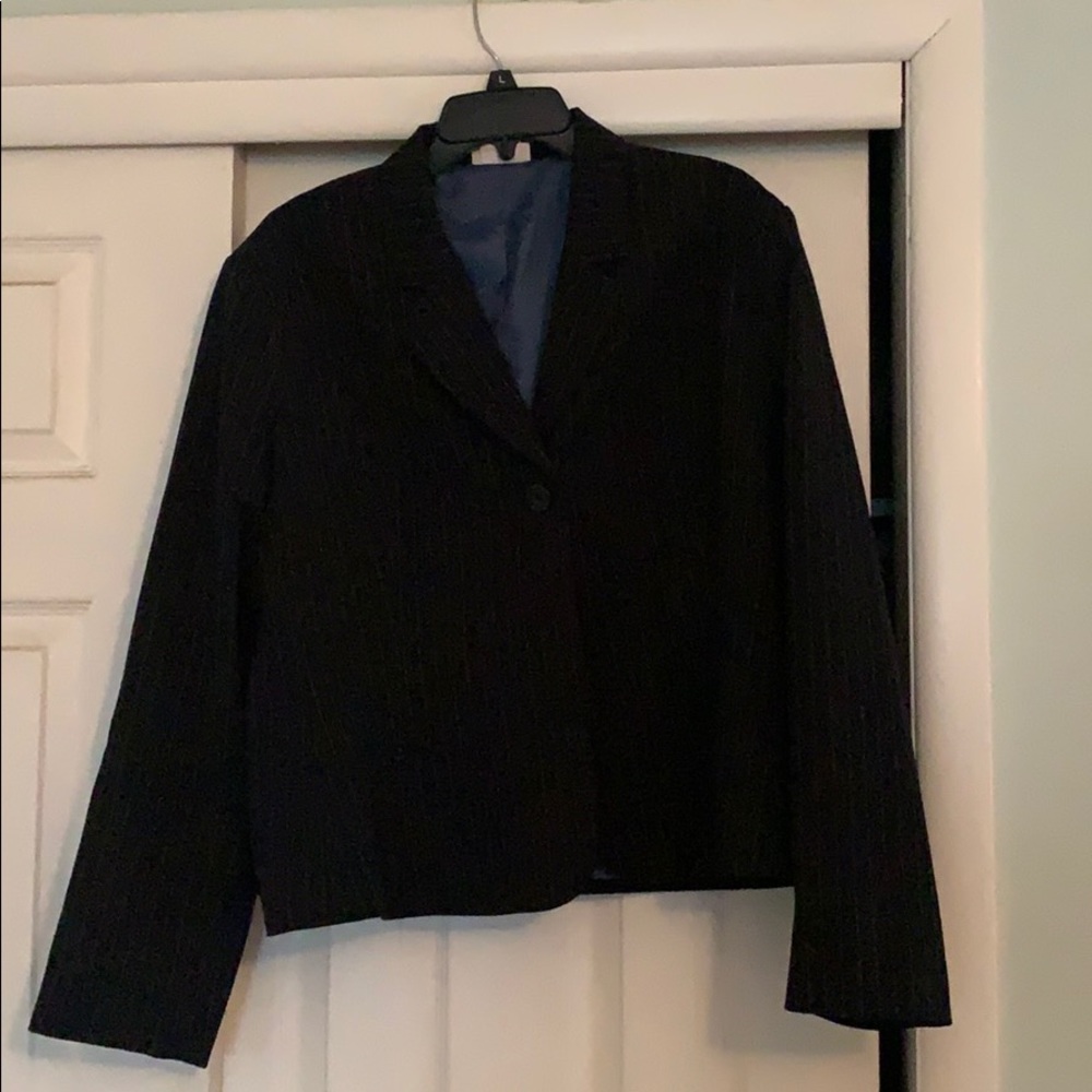 Pinstriped sports jacket